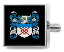 【送料無料】メンズアクセサリ— ヘッドカフスリンクケースhead england family crest surname coat of arms...