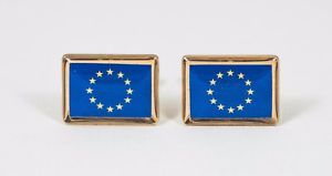 ̵ۥ󥺥ꡡեܥ衼åeuropean union flag cufflinks europe eu anti brexit unionist political