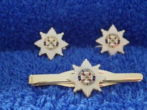 【送料無料】メンズアクセサリ—　アイルランドガードカフリンクタイグリップクリップセットirish guard..