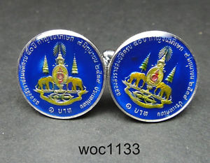 ̵ۥ󥺥—ʥѥ󥳥󥫥ե󥯥thailand enamelled coin cufflinks choice of pattern