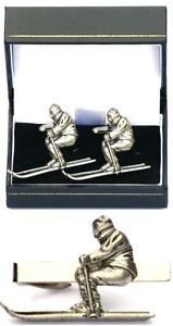 【送料無料】メンズアクセサリ—　スキーヤーカフスボタンタイクリップバータックスライドメンズアルパ..