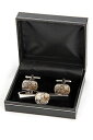 【送料無料】メンズアクセサリ- メンズカフスボタンタイクリップウォッチmens gift cufflinks amp; tie clip quality vintage watch movement steampunk