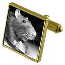 【送料無料】メンズアクセサリ— チーズカフスボタンクリスタルタイクリップセットマウスmouse with cheese goldtone cuffl...