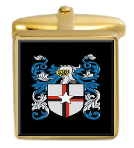 【送料無料】メンズアクセサリ— スコットランドカフスボタンボックスコートphin scotland family crest surname coa...