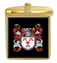 【送料無料】メンズアクセサリ— スコットランドカフスボタンボックスファミリークレストコートballantine scotland family crest coat of arms gold cufflinks engraved box