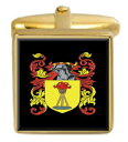 yzYANZT?@JtX{^{bNXR[goinan wales family crest surname coat of arms gold cufflinks engraved box