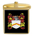 【送料無料】メンズアクセサリ—　スコットランドカフスボタンボックスコートbaskin scotland family crest surname coat of arms gold cufflinks engraved box