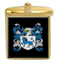 yzYANZT?@COhJtX{^{bNXR[ghande england family crest surname coat of arms gold cufflinks engraved box