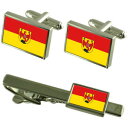 yzYANZT?@uQgJtX{^^CNbv}b`O{bNXZbgburgenland flag cufflinks tie clip matching box gift set