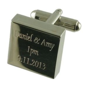 【送料無料】メンズアクセサリ— カフスボタンメッセージボックスname venue date wedding cufflinks in message box 【送料無料】メンズアクセサリ— カフスボタンメッセージボックスname venue date wedding cufflinks in message box