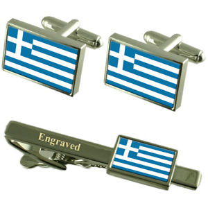 greece flag cufflinks engraved tie clip matching box setギリシャカフスボタンタイクリップマッチングボックス※注意※NYからの配送になりますので2週間前後お時間をいただきます。人気の商品...