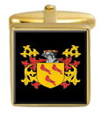 【送料無料】メンズアクセサリ— カフスリンクボックスセットunderwood england family crest coat of arms h...