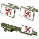 【送料無料】メンズアクセサリ— アヴェイロポルトガルカフスボタンタイクリップセットaveiro city portugal flag cufflin...