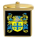 【送料無料】メンズアクセサリ— カフスリンクボックスセットyon england family crest coat of arms heraldr...