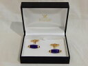 【送料無料】メンズアクセサリ- パリアンバサダーカフスボタンkgpパープルラッカーkorl paris ambassador cufflinks 18k gp amp; purple lacquer