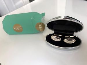 【送料無料】メンズアクセサリ— アイルランドメンズスターリングシルバーカフリンクスフィールドfields of ireland mens sterling silver cufflinks perfect gift