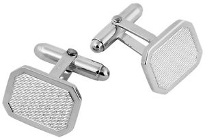 【送料無料】メンズアクセサリ—　カフリンクスエンジンシルバーノーマンrectangular cufflinks, engine..