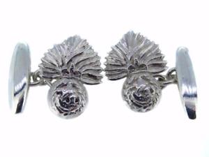 メンズアクセサリ—　スターリングシルバーメンズカフスボタンロイヤル 925 sterling silver royal regiment of fusiliers rrf mens cufflinks