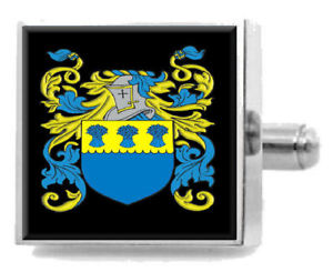 【送料無料】メンズアクセサリ—　スコットランドカフスボタンメッセージボックスmcwain scotland heraldry crest sterling silver cufflinks engraved message box