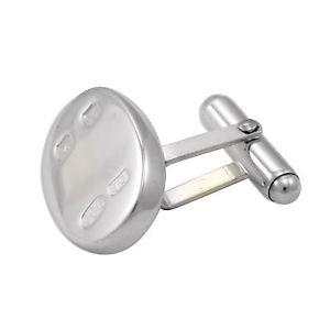 【送料無料】メンズアクセサリ?　ヘビーカフリンクスsterling silver heavyweight feature hallmark cufflinks