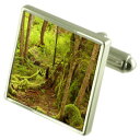 yzYANZT?@EbhhJtX{^IvV{bNXIwoodland forrest sterling silver cufflinks optional engraved box