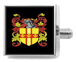 【送料無料】メンズアクセサリ—　イギリスカフスボタンボックスcadwallader england heraldry crest sterling silver cufflinks engraved box