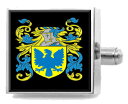 yzYANZT?@CMXJtX{^{bNXrainforth england heraldry crest sterling silver cufflinks engraved box