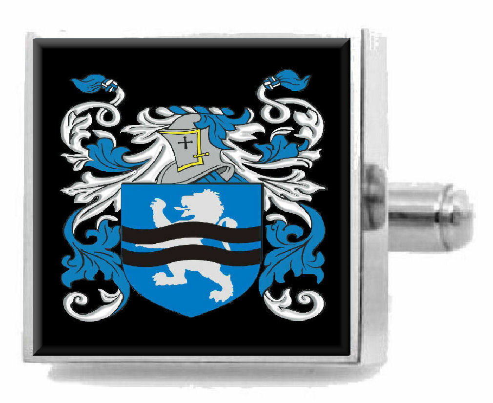【送料無料】メンズアクセサリ- アイルランドカフスボタンボックスmacelwee ireland heraldry crest sterling silver cufflinks engraved box