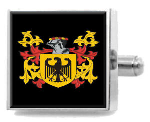 メンズアクセサリ—　アイルランドカフスボタンボックスwingfield ireland heraldry crest sterling silver cufflinks engraved box