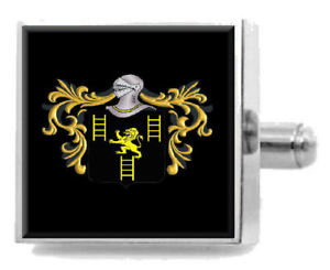 メンズアクセサリ—　イングランドカフスボタンボックスjeffries england heraldry crest sterling silver cufflinks engraved box