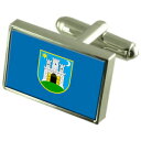 yzYANZT?@UOuNA`AX^[OtOJtXNzagreb city croatia sterling silver flag cufflinks engraved box