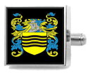 【送料無料】メンズアクセサリ—　イギリスカフスボタンボックスhemblade england heraldry crest sterling silver cufflinks engraved box