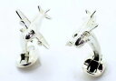 【送料無料】メンズアクセサリ- ディーキンフランシススターリングカフスリンクdeakin and francis sterling silver plane cufflinks