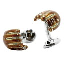 【送料無料】メンズアクセサリ— ディーキンフランシスシルバーエナメルグローブカフリンクスdeakin and francis silver enamel baseball glove cufflinks