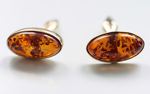 【送料無料】メンズアクセサリ—　イタリアカフスボタン￥ドイツバルトitalian made german baltic amber in 9ct solid gold cufflinks ..