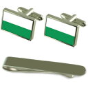 yzYANZT?@tOVo[JtX{^^CNbvZbgstyria flag silver cufflinks tie clip engraved gift set