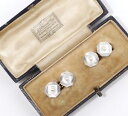 【送料無料】メンズアクセサリ—　アンティークゴールドプラチナパールカフリンクスシードantique 18 ct gold amp; platinum cufflinks w mother of pearl amp; seed pearls 1930s