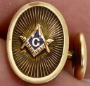 【送料無料】メンズアクセサリ— アンティークビクトリアkゴールドプラークセットエナメルカフリンクスantique 19th cvictorian m...