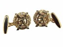 【送料無料】メンズアクセサリ—　ゴールドロンドンスコットランドメンズカフスボタン 9ct gold london scottish regiment mens cufflinks made to order excellent