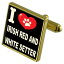 ̵ۥ󥺥ꡡեܥ󥢥ååɥåi love my dog goldtone cufflinks irish red amp; white setter