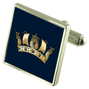 【送料無料】メンズアクセサリ— ロイヤルネイビークラウンカフリンクスroyal navy naval crown cufflinks