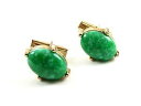 【送料無料】メンズアクセサリ— ライトグリーンカフリンクスgoldtone amp; light green cufflinks(4)