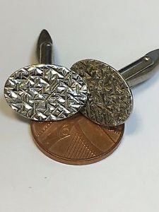 【送料無料】メンズアクセサリ—　ビンテージスターリングシルバーカフリンクスvintage sterling silver patterned cufflinks