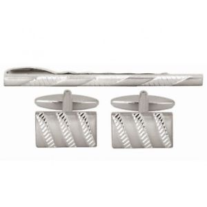 【送料無料】メンズアクセサリ—　ストライプカフスボタンタイピンセットタイクリップタイバータイスライドmarket stripes cufflinks and tie pin set tie clip tie bar tie slide