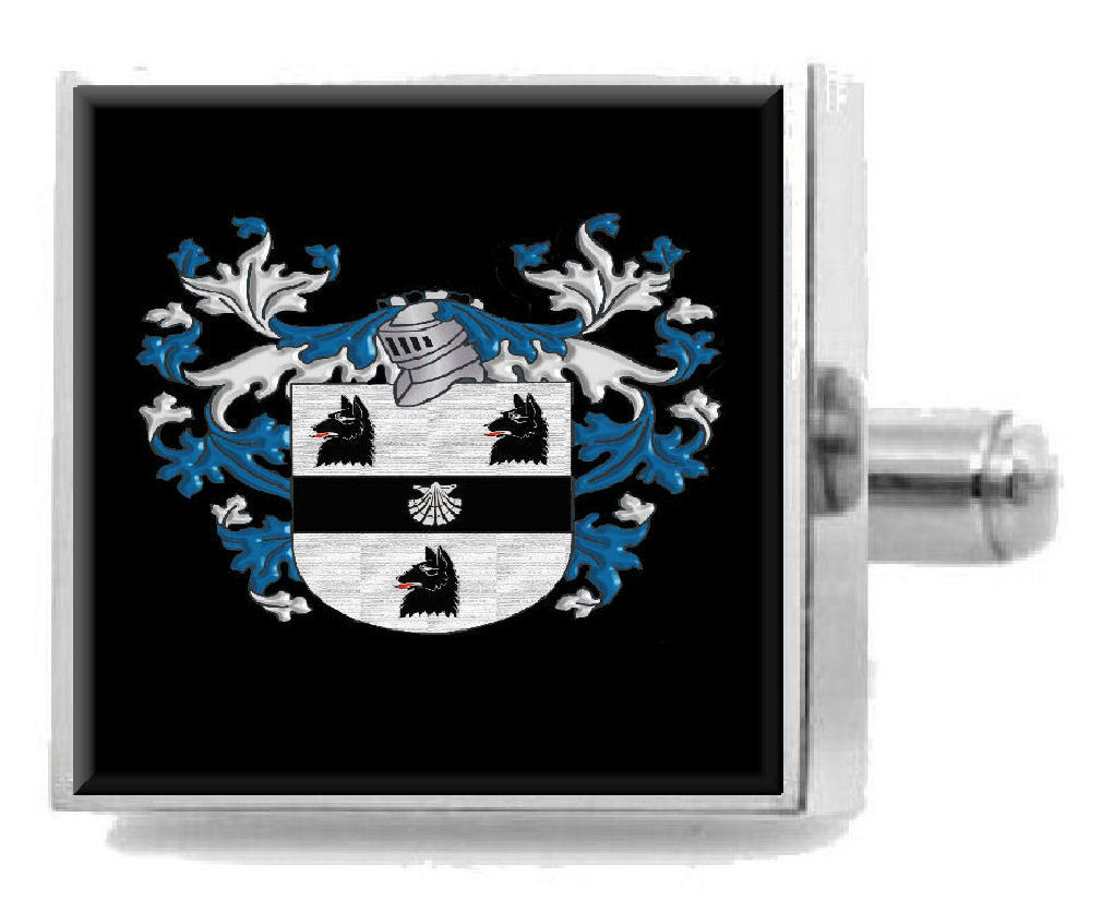 【送料無料】メンズアクセサリ— ハウイングランドアームカフリンクスパーソナライズケースコートhowe england family crest su...