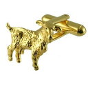 【送料無料】メンズアクセサリ—　カフリンクスカプリコーンスターゴールドサインインボックスcuff links capricorn star sign gold engraved personalised box