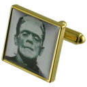 【送料無料】メンズアクセサリ— フランケンシュタインゴールドスクエアカフリンクスmonster frankenstein gold square c...
