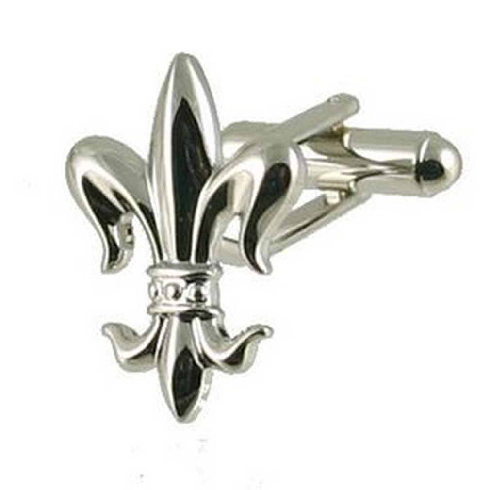 【送料無料】メンズアクセサリ— カフリンクスシルバーボックスオンcuff links fleur de le silver engraved personalised box