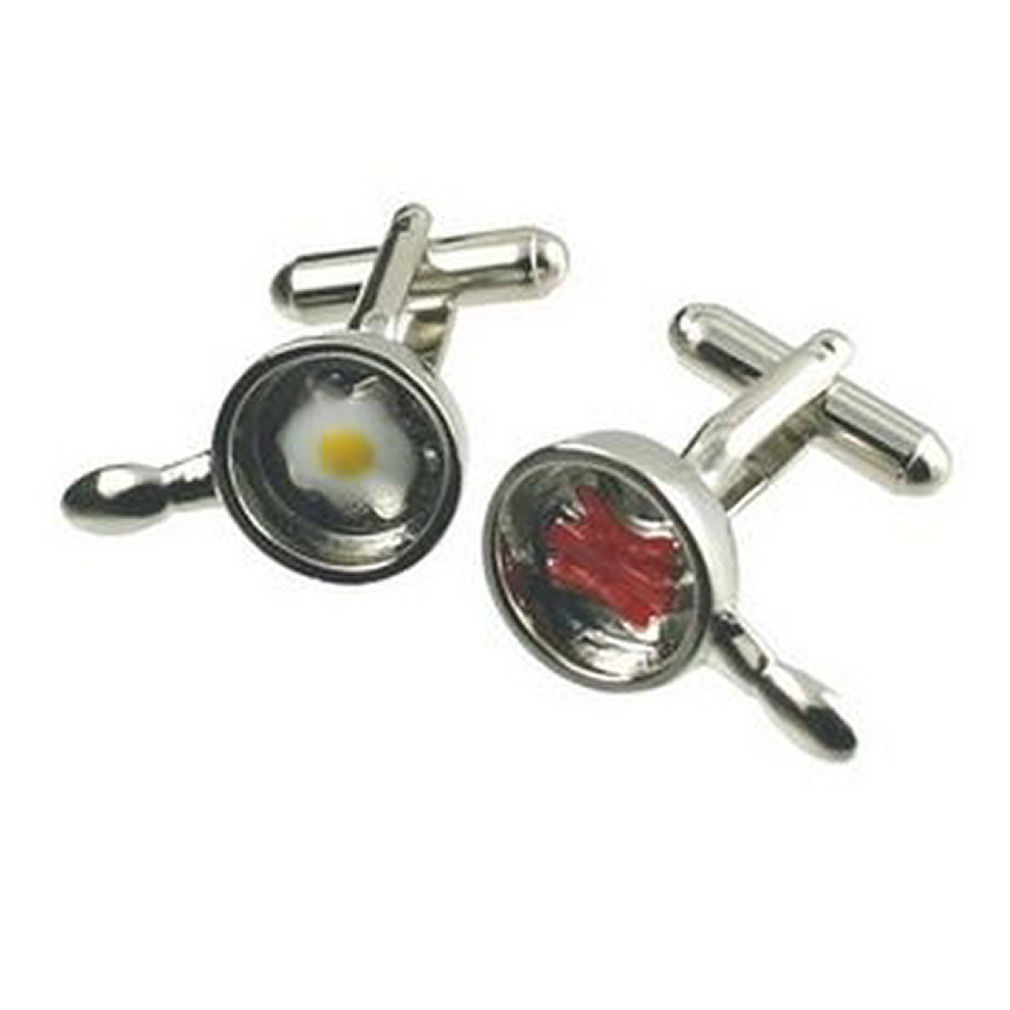 ̵ۥ󥺥—ե󥯥١ܥåcuff links bacon amp; eggs engra...