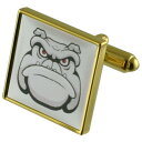 【送料無料】メンズアクセサリ— サイトゴールドスクエアカフリンクスdog cartoon gold square cufflinks with en...